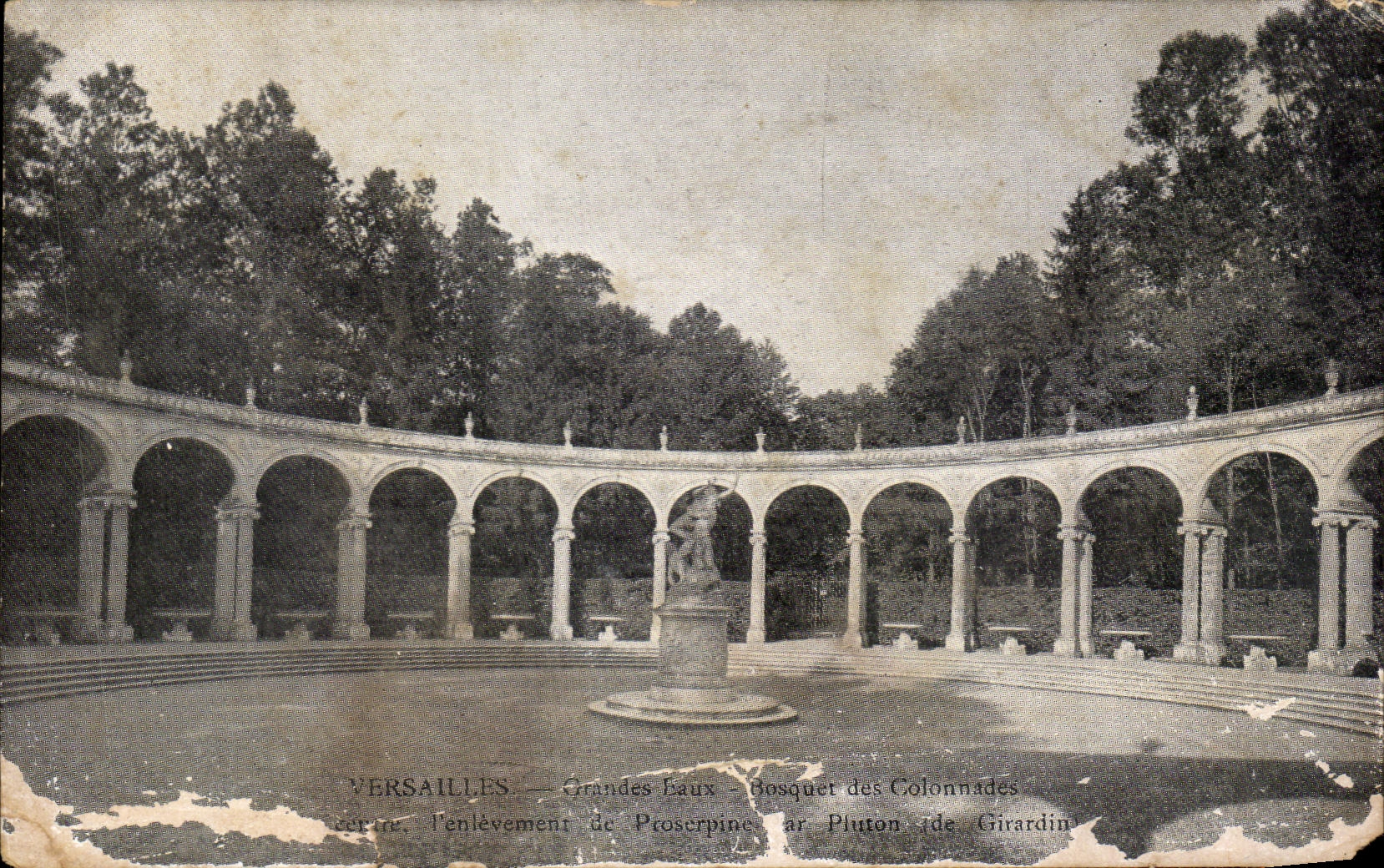 CPA Versailles Grandes eaux Bosquet des Colonnades