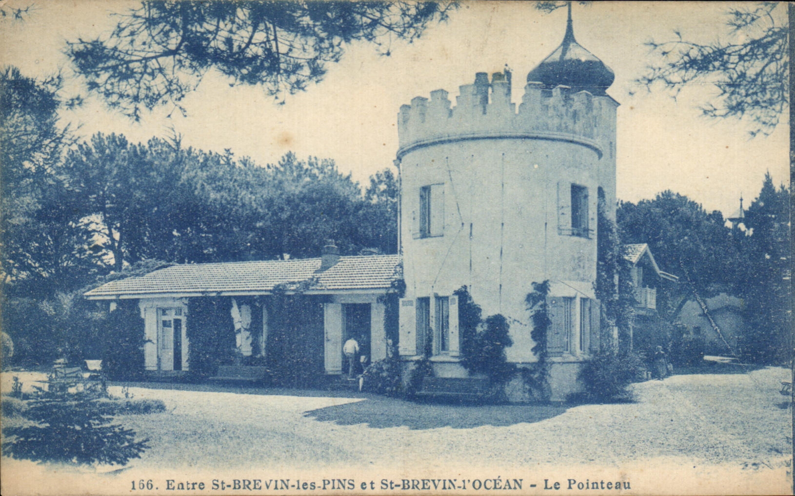 CPA Entre St Brevin les Pins et St Bervin L'Ocean Le Pointeau 