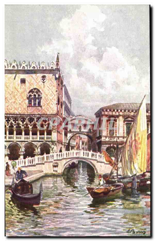 CPA Venezia Ponte Della Paglia Sospiri