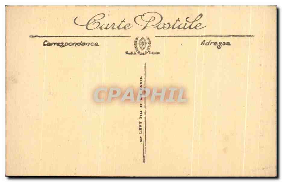 CPA Auray Le belvedere du Loch  — Rückseite