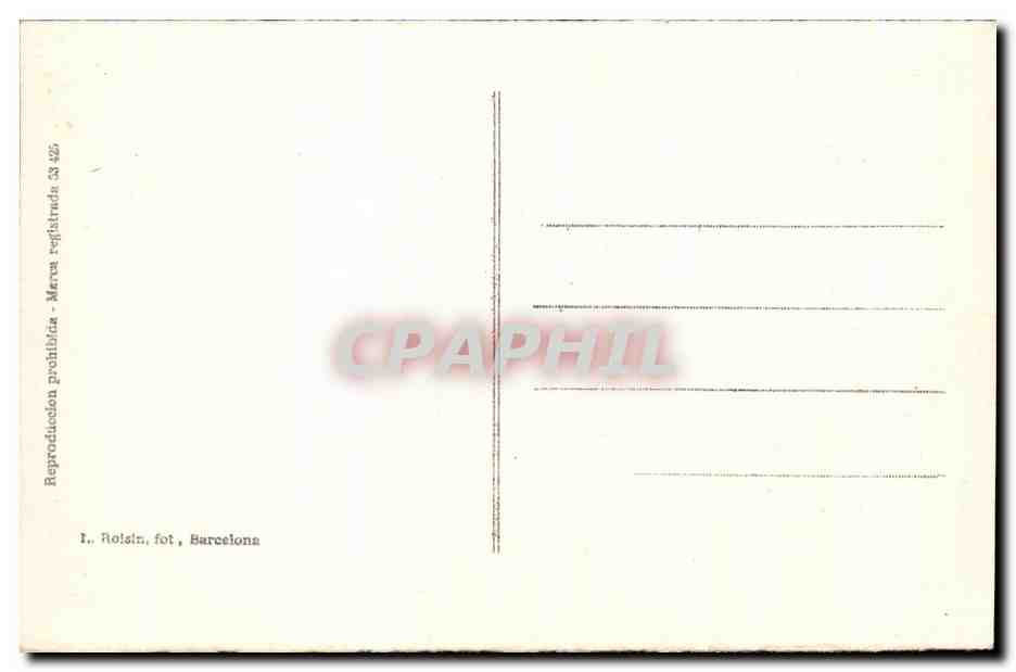 CPA Granada Cartuja Puerta De La Sacristia — Rückseite