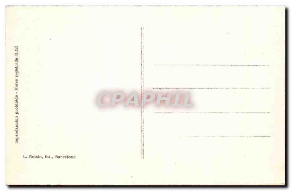 CPA Granada Cartuja Detalle De La Sacristia — Rückseite