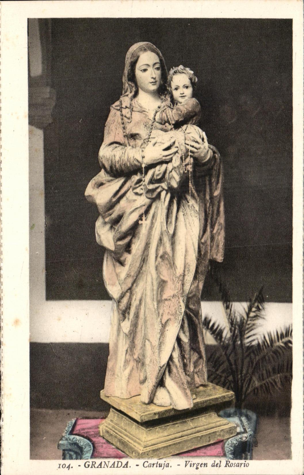 CPA Granada Cartuja Virgen Del Rosario