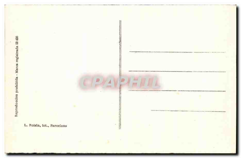 CPA Granada Cartuja Virgen Del Rosario — Rückseite