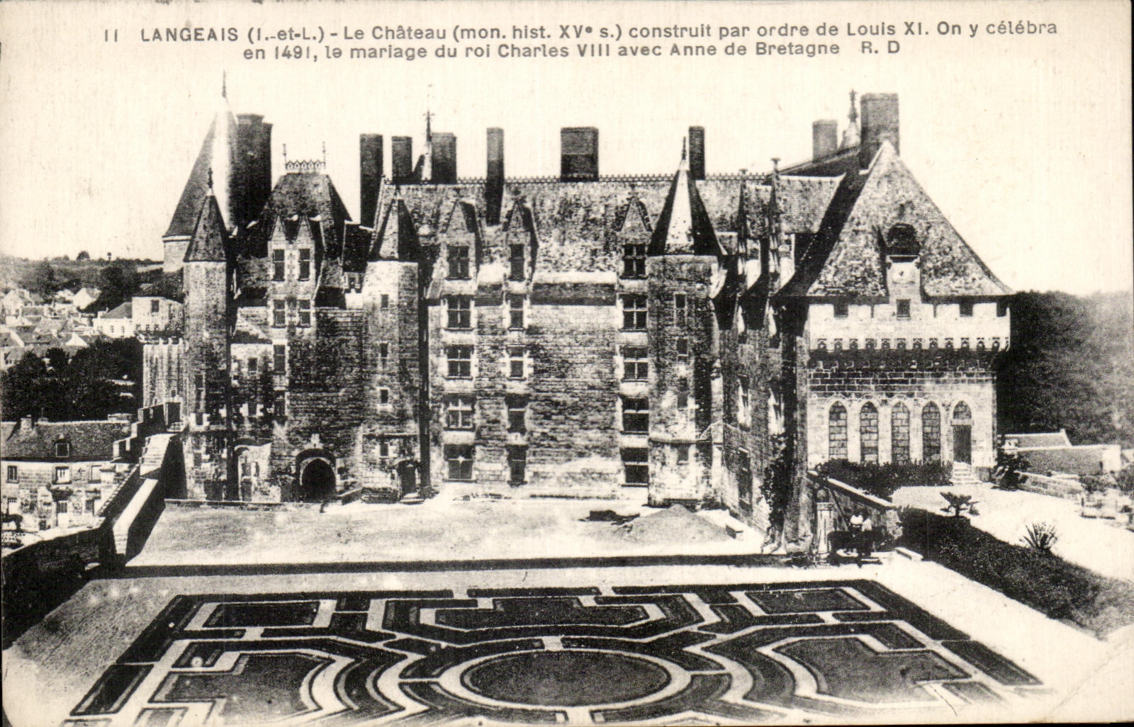 CPA Langeais le Chateau Constrult par ordre de Louis XI