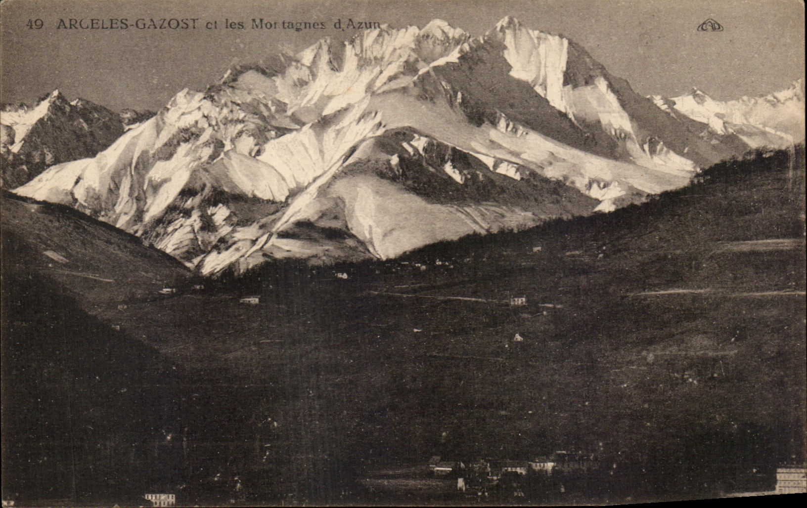Arceles-Gazost et les Montagnes d'Azun — Éditeur inconnu, n° 49