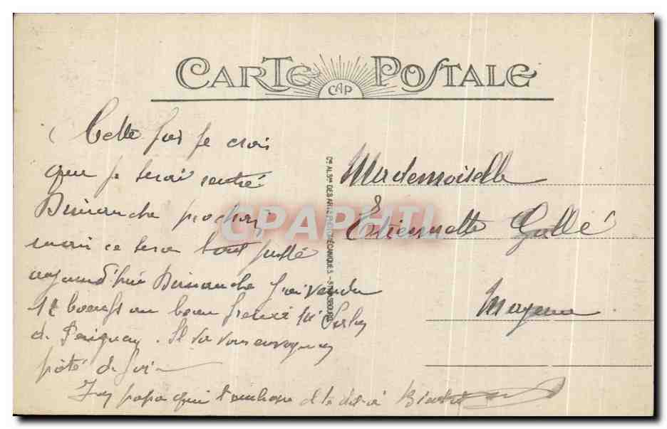 Arceles-Gazost et les Montagnes d'Azun — Éditeur inconnu, n° 49 — Verso