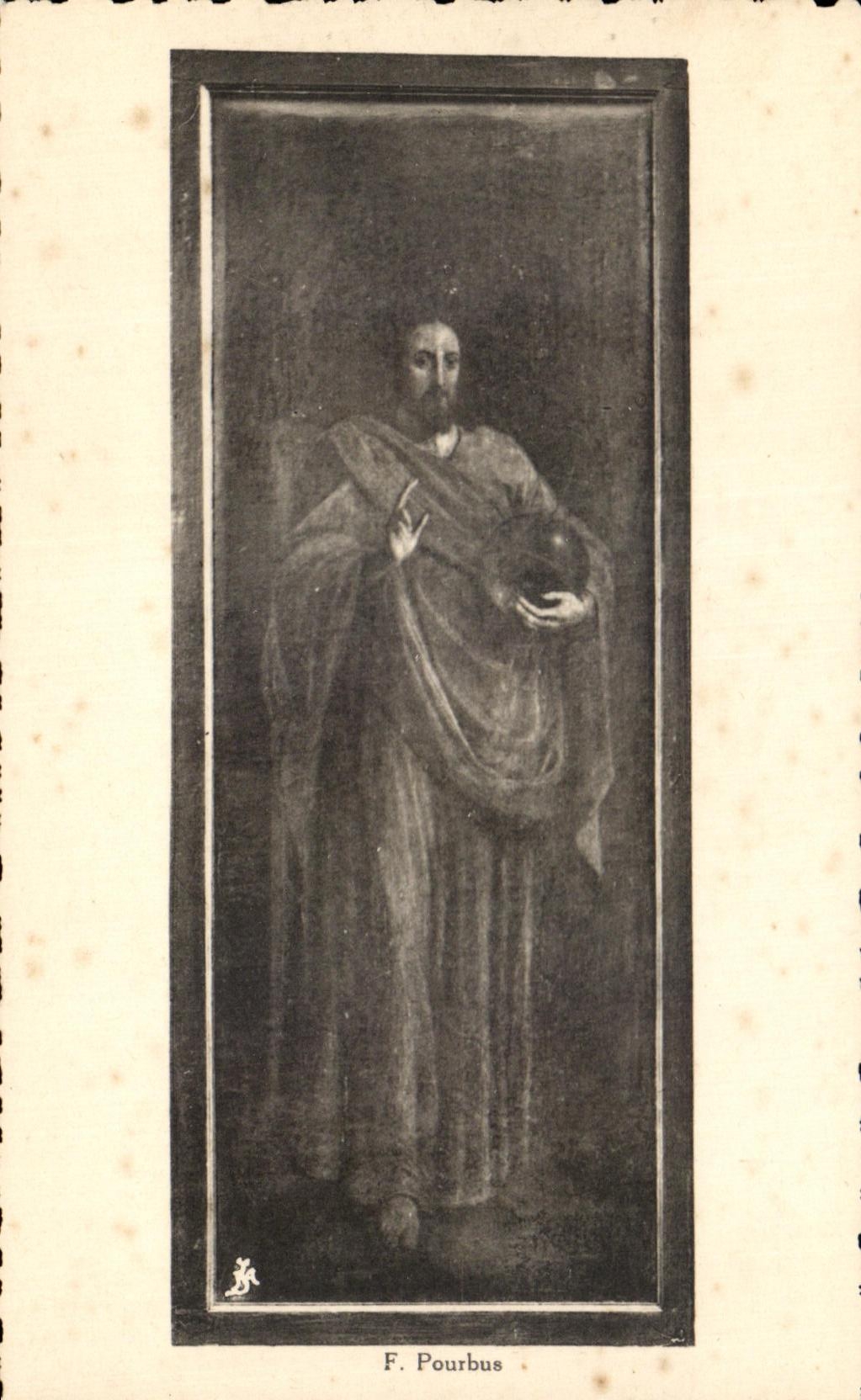 Jésus-Christ — peinture de F. Pourbus — La Phototypie d'Art, Bruxelles