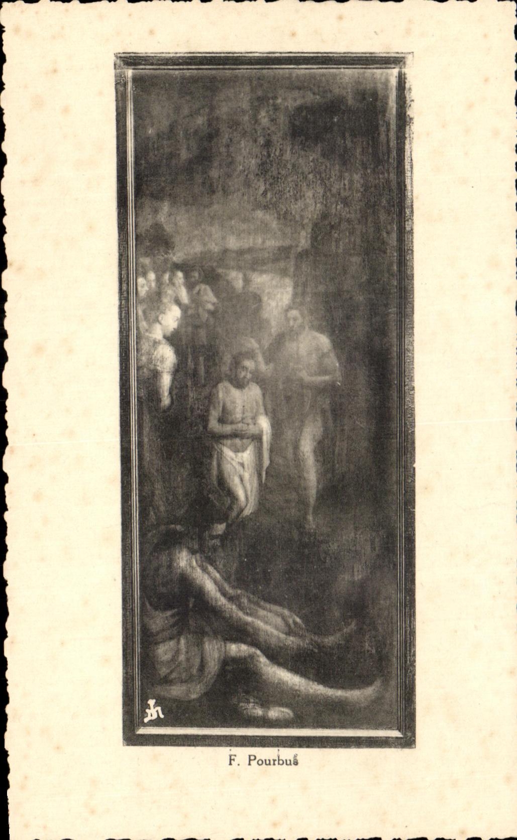 CPA Pourbue Gent Sint Baay Gand Saint Bavon De Doop van 