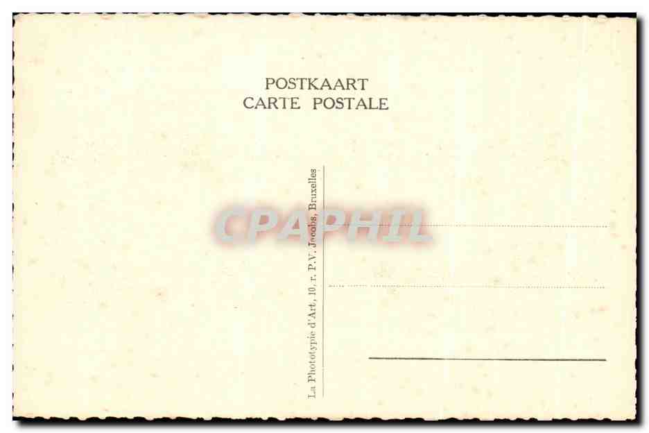 CPA Gent Sint Baaf Gand Saint Bavon Deel van het vedelluik van  — Verso