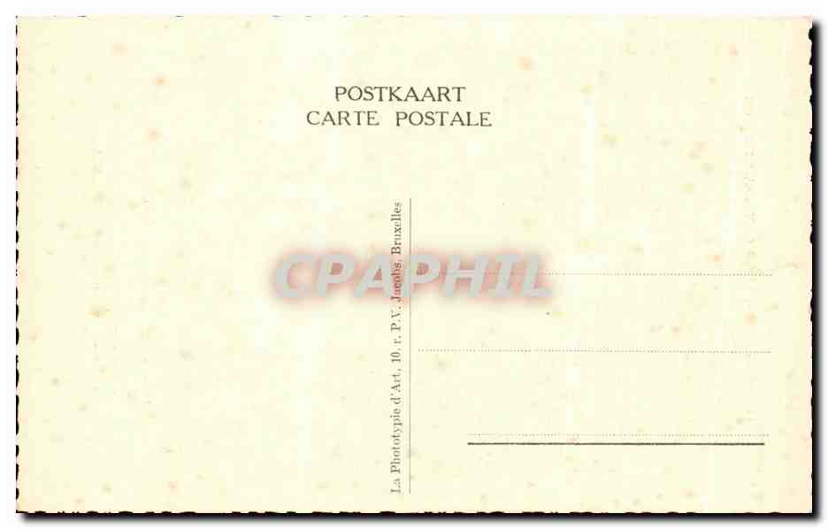 CPA Gent Sint Baaf Gand Saint Bavon Justus van Gent Le calvaire Tryptique — Verso