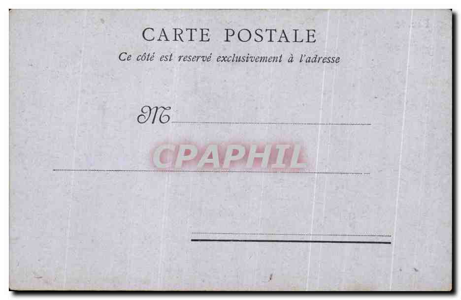 CPA Pau le vue sur la gare — Rückseite