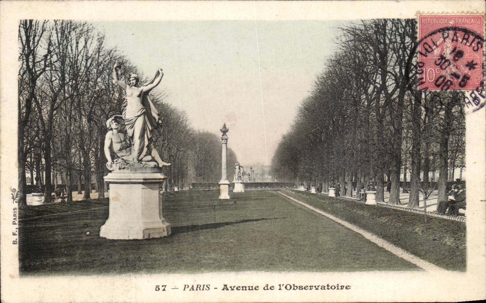 CPA Paris Avenue de l'Observatoire