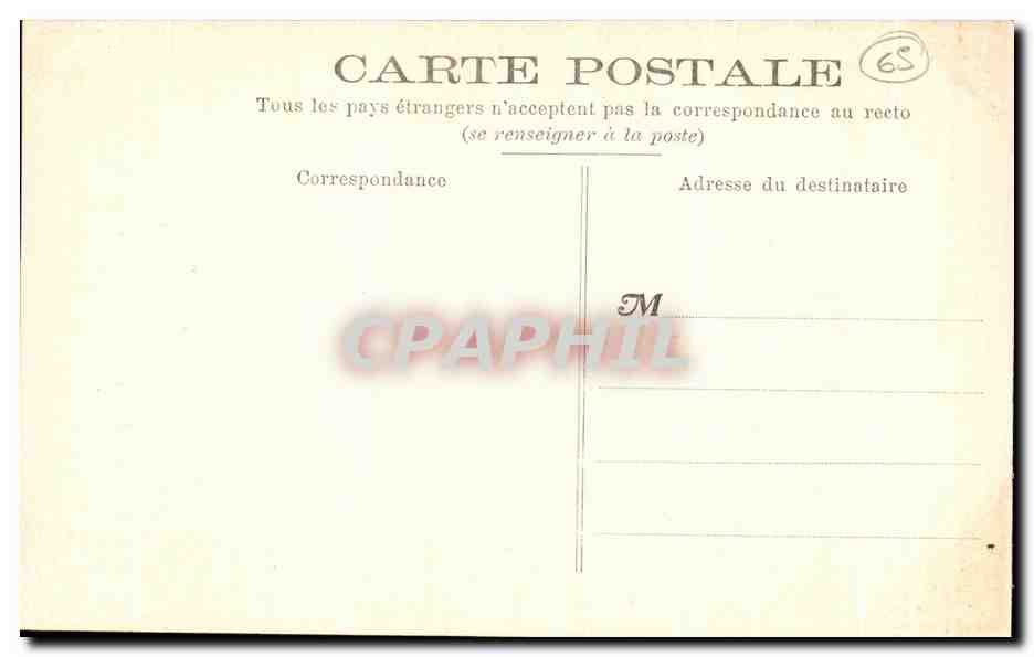 CPA Lourdes Interieur du Rosaire Autel en mosaique  — Verso