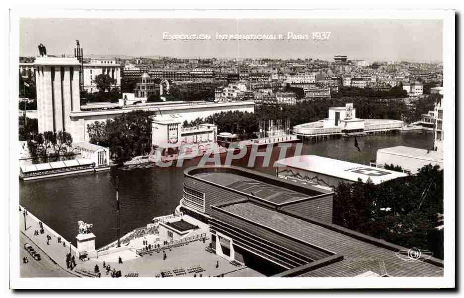 CPA Exposition Internationale Paris 1937 Vue D'Ensemble de la tour Eiffel