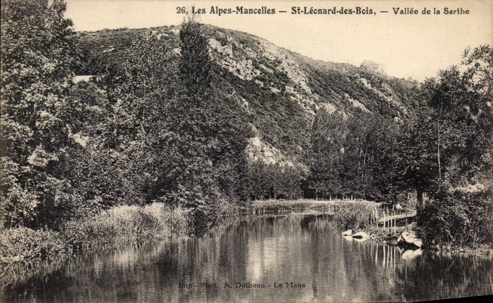 Les Alpes-Mancelles — St-Léonard-des-Bois — Vallée de la Sarthe — Imp. Phot. A. Dotbeau - Le Mans