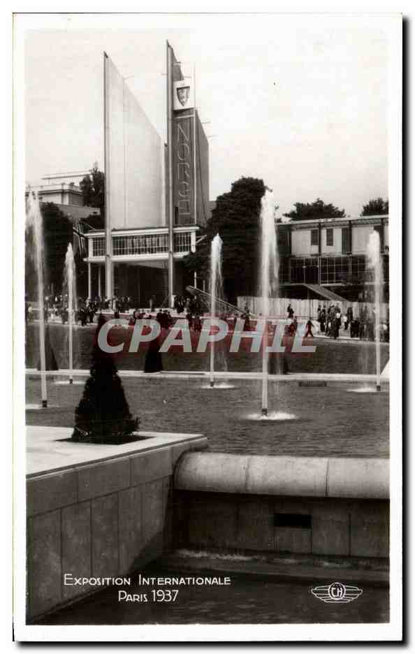 Pavillon de la Norvège — Exposition Internationale Paris 1937 — Éditeur H. Chipault, Boulogne-Billancourt