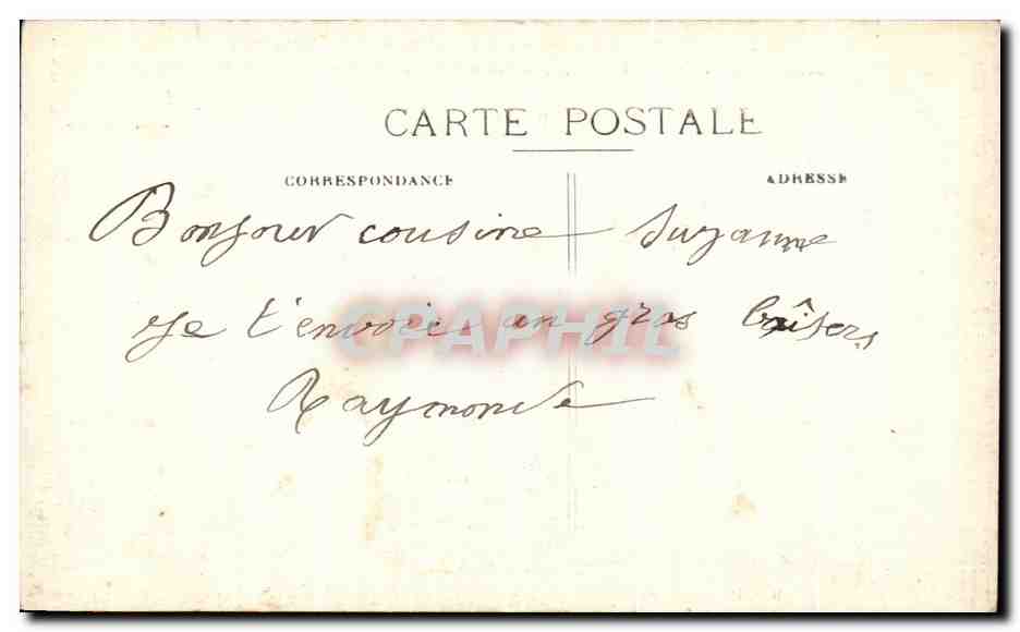 CPA Dijon Porte Guillaume du nom de guillaume abbe du monastire de Saint Bealgne — Verso
