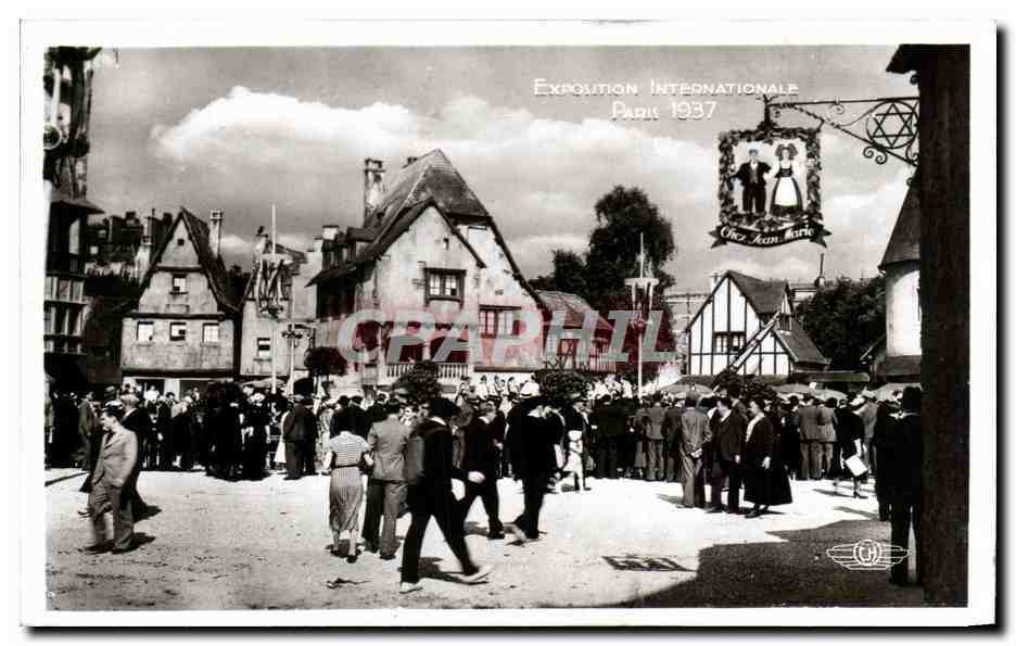 CPA Exposition internationale Paris 1937 Parc D'Attractions La Vieille France