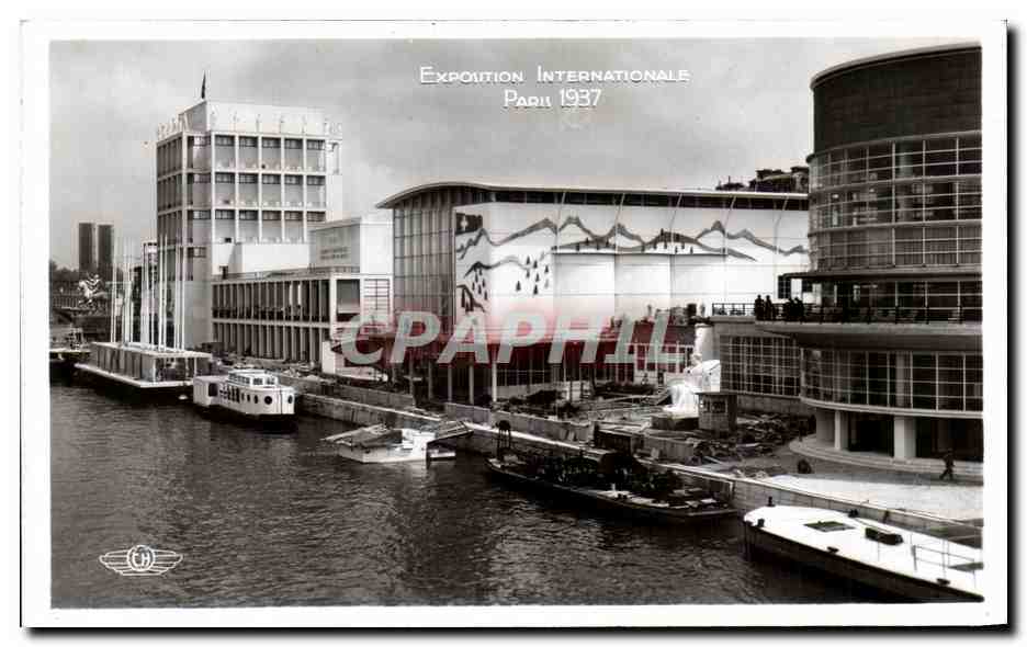 CPA Exposition internationale Paris 1937 Les Pavillons De Belgique Suisse Et Italie