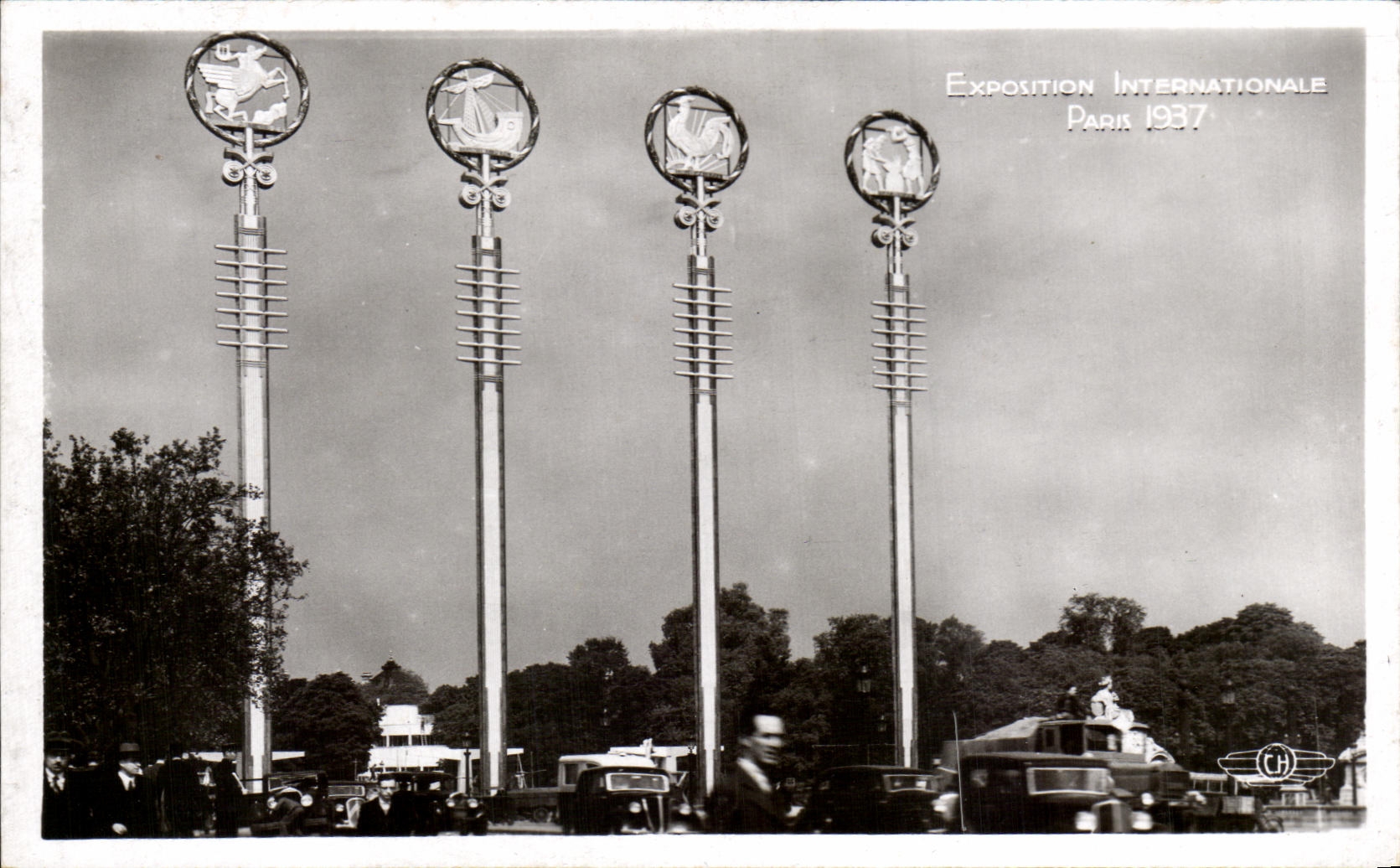 Porte de la Concorde — Exposition Internationale Paris 1937 — Éditeur : CHI PA