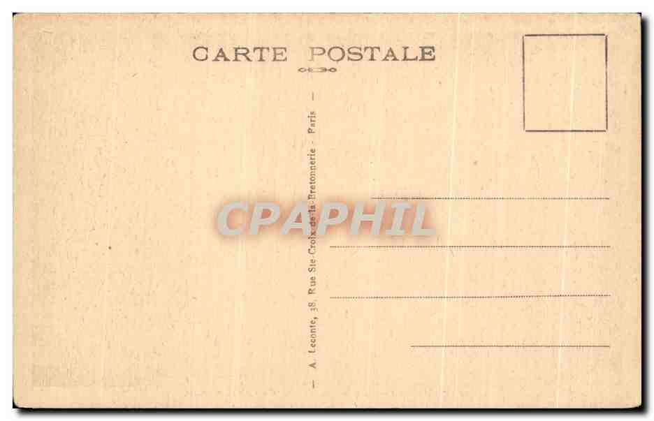 CPA Paris Opera Grand Escalier Opera the Staircase — Rückseite