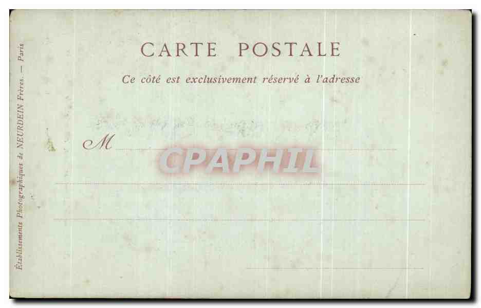 CPA Paris des Invalides le Tombeau Napoleon 1er — Rückseite