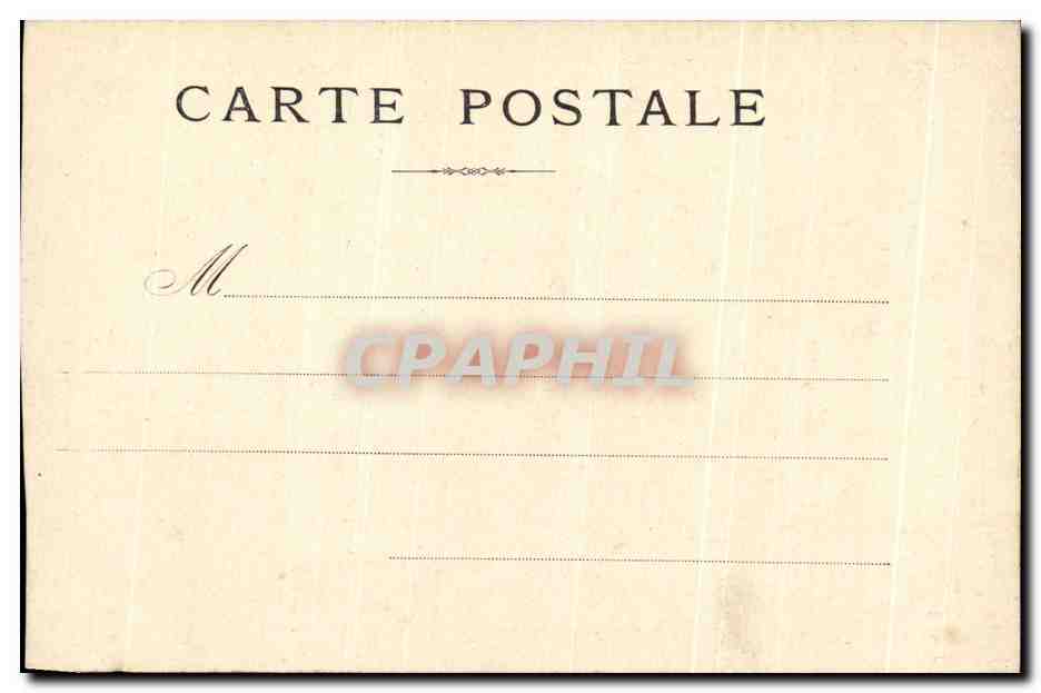 CPA Paris Le Jardin des Tuileries et dans le fond le palais du Louvre et le Ministere des Finances — Verso