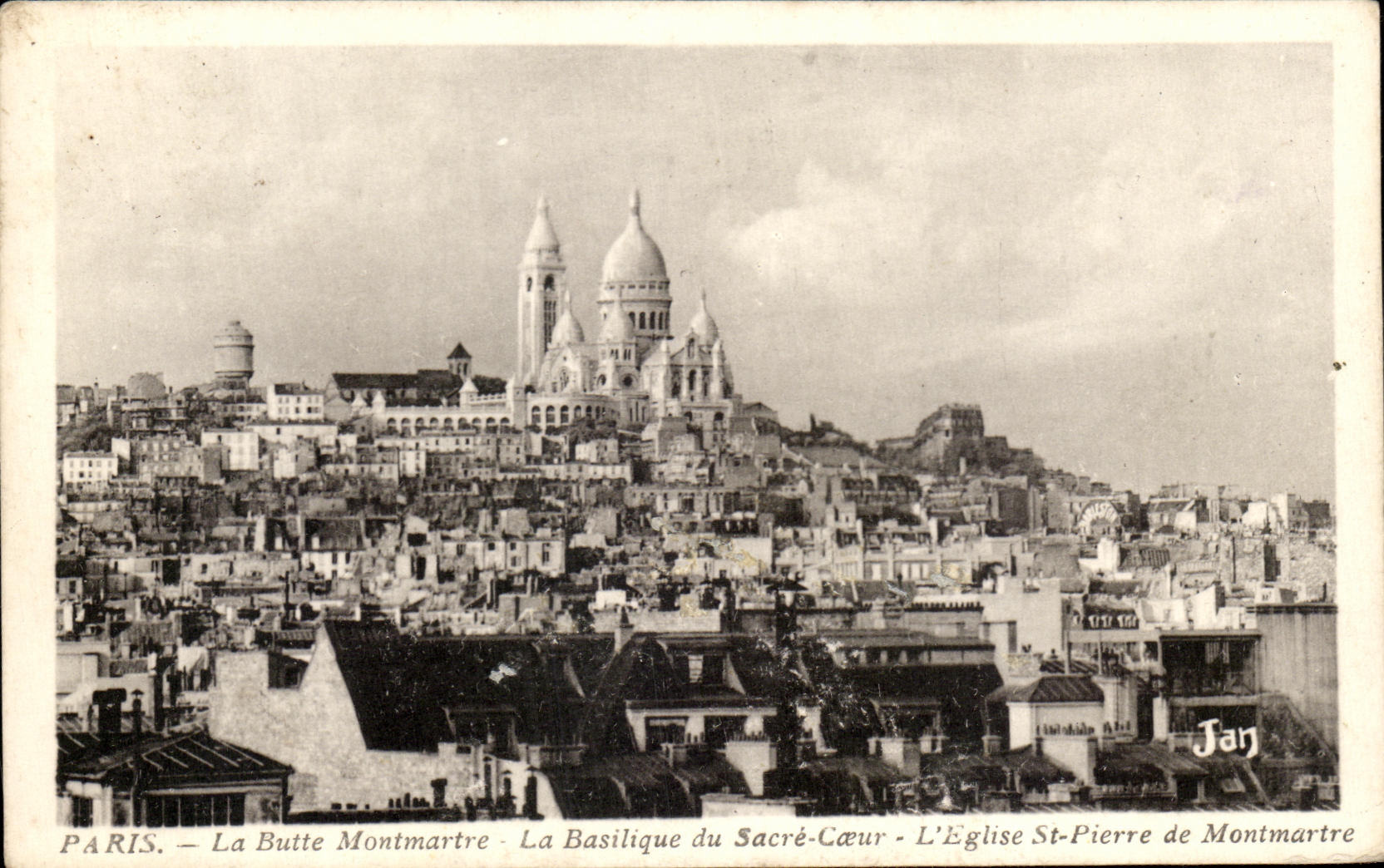 CPA Paris La Butte Montmartre La Basilique du Sacre Coeur