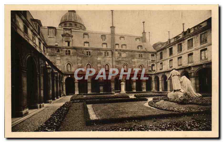 CPA Lycee Henri IV Rue Clovis paris La Cour d'honneur