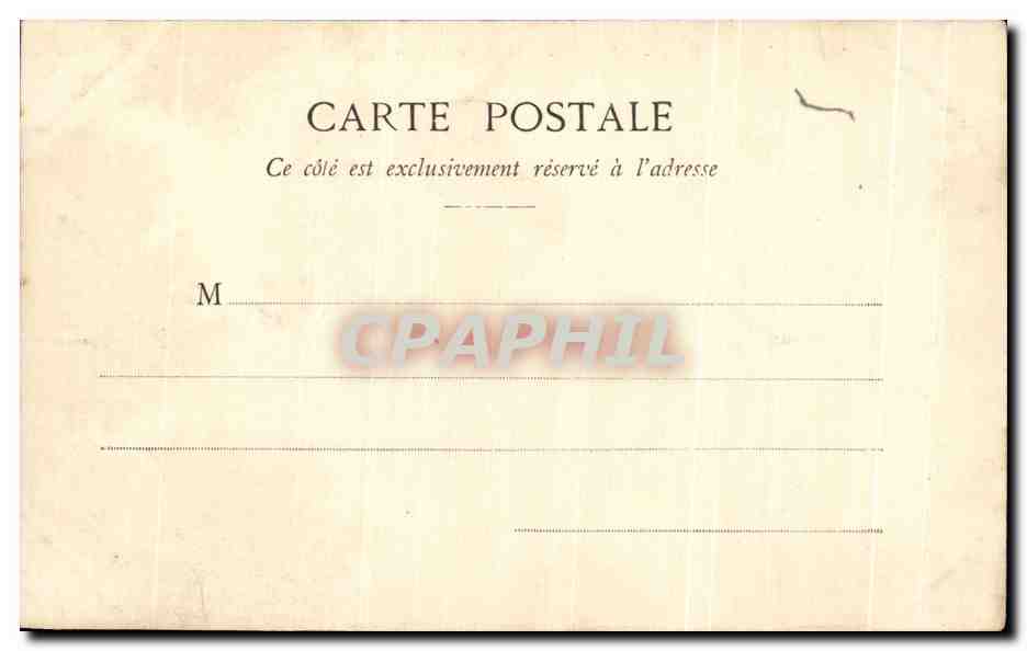 CPA Paris Lac du Champ de Mars — Verso