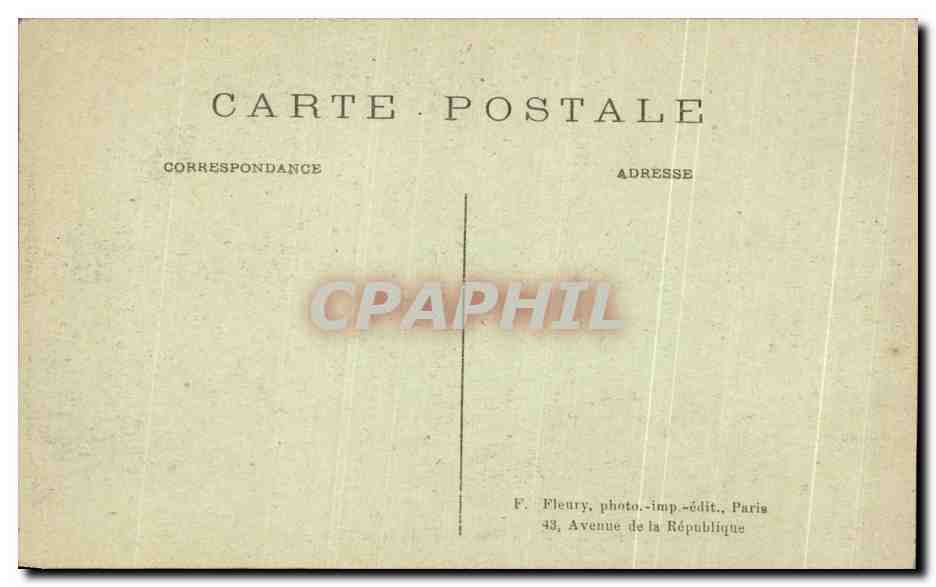 CPA Paris Vue Generale de la Madeleine — Verso