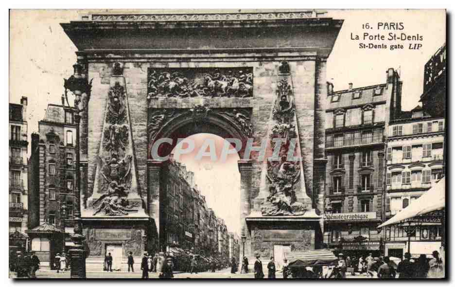 CPA Paris La Porte St Denis