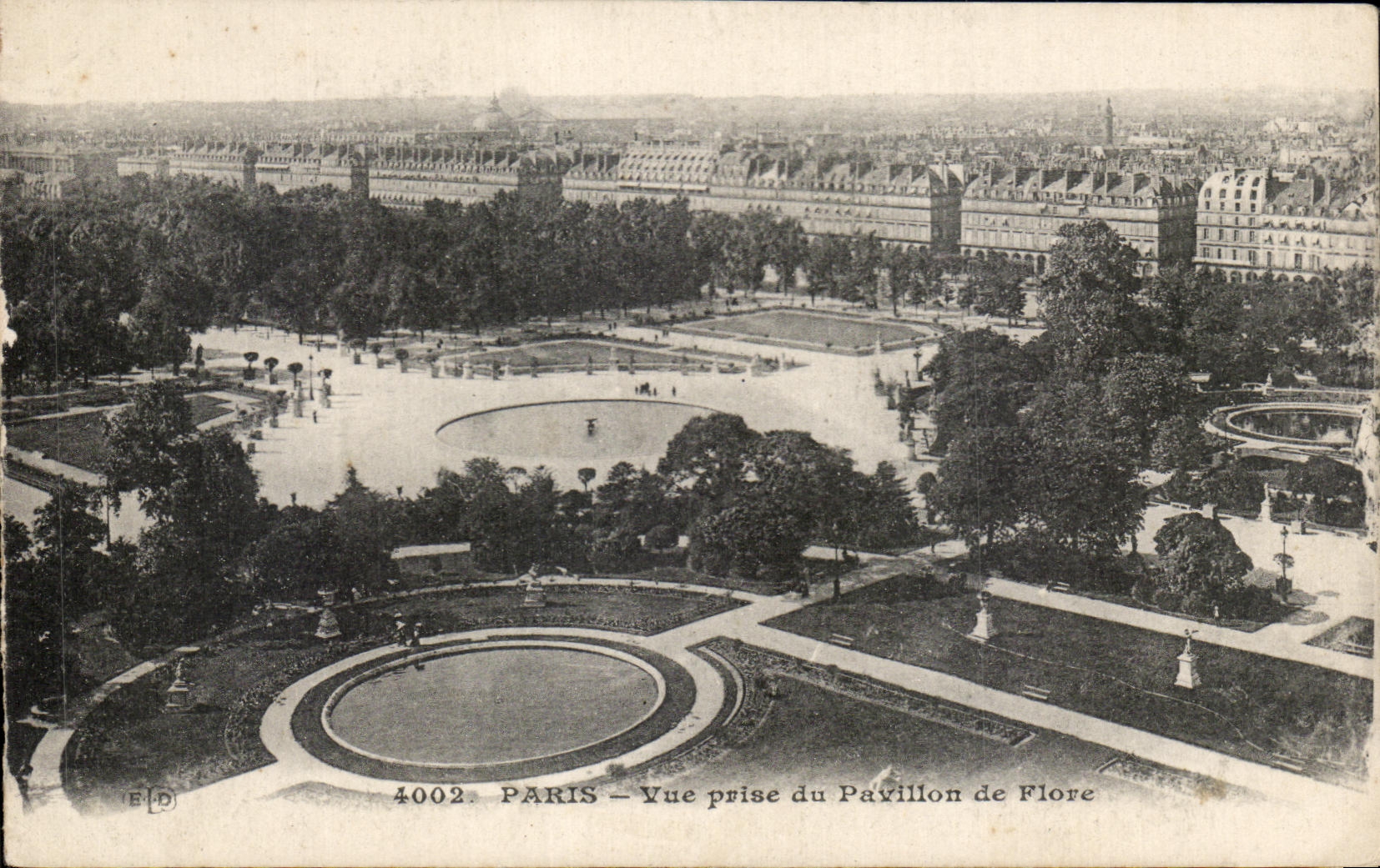 CPA Paris Vue prise du Pavillon de Flore Louvre