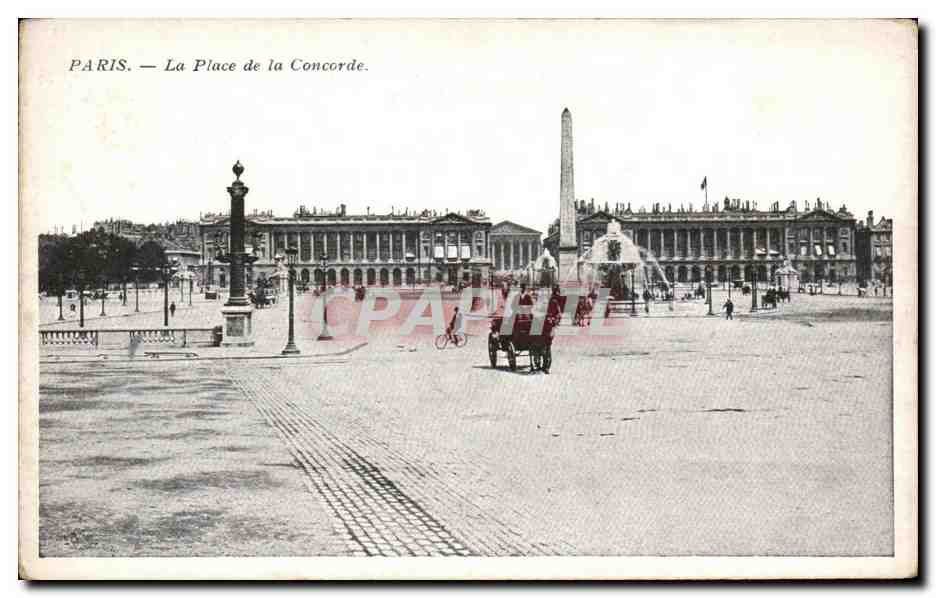 CPA Paris Le Place de la Concorde