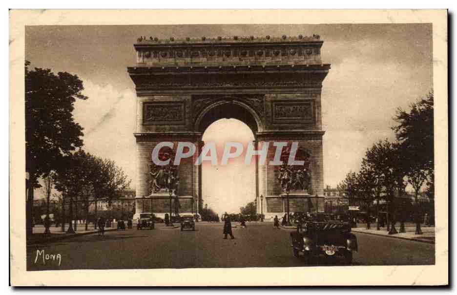 CPA Les Petits Tableaux De Paris L'Arc de Triomphe de I'Etoile