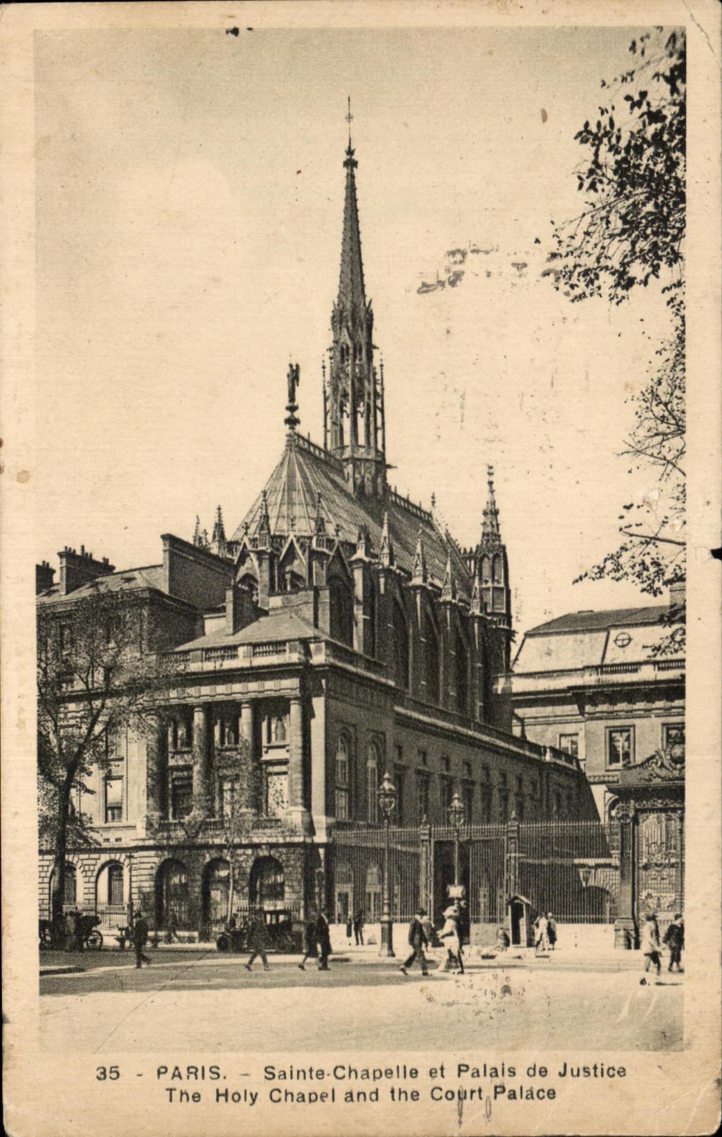 CPA Paris Sainte Chapelle et Palais de Justice 
