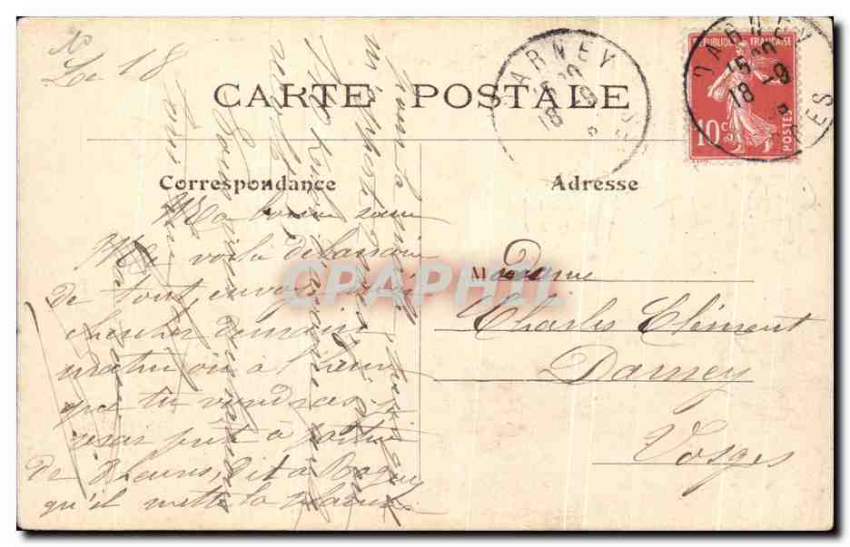 CPA Paris Historique Bibllotheque Nationale cour Interieure — Verso