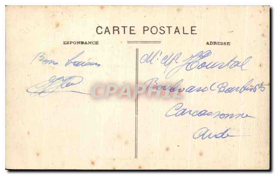 CPA Paris Le Bassin Des Tuileries — Verso