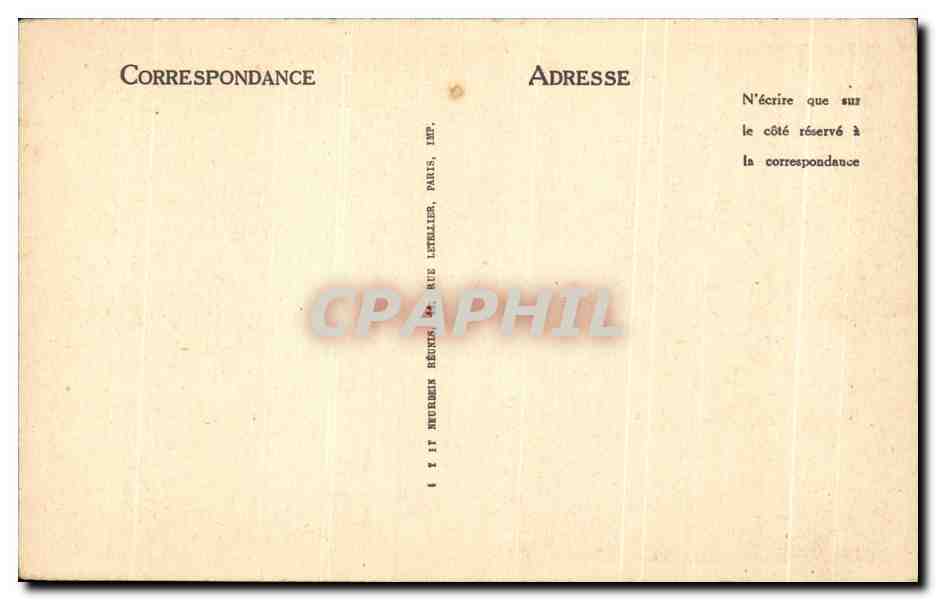 CPA Paris St Germain L'Auxerrois Detail Des Porches — Rückseite