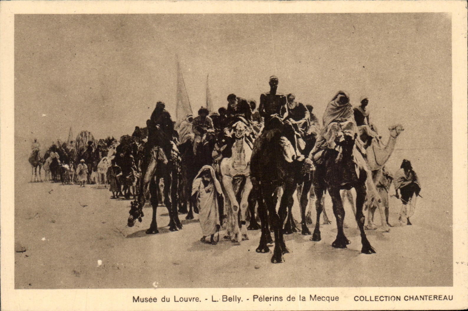 CPA Musee Du Louvre Pelerins De La Mecque Chantereau Chameaux