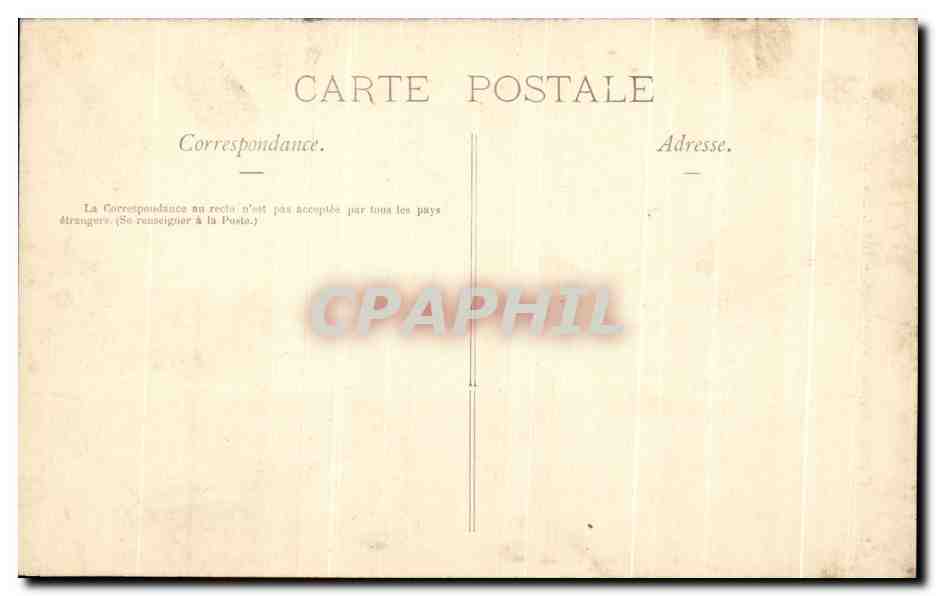 CPA Paris Eglise Notre Dame Detail des Sculptures Chimere Chevre  — Verso
