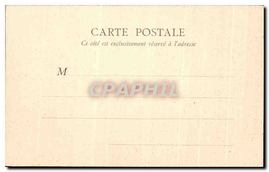 CPA Paris Tribunal de Commerce Palais de Justice — Rückseite