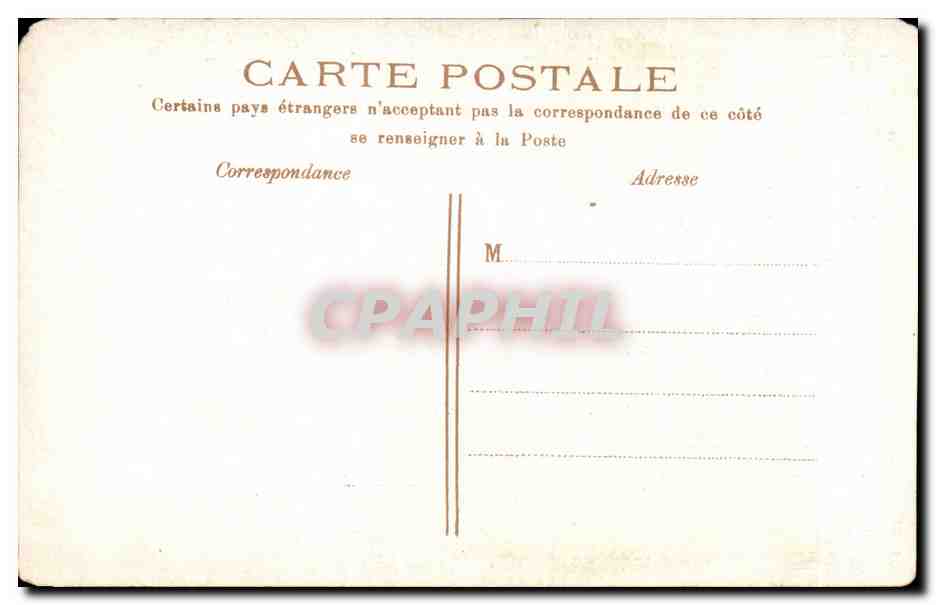 CPA Paris L'Eglise La Trinite — Rückseite