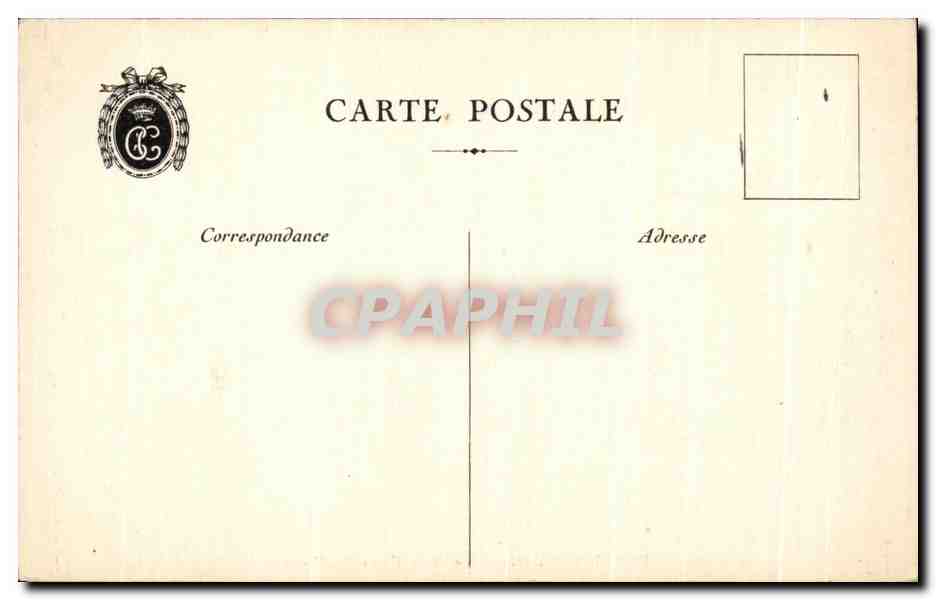 CPA Hotel Crillon Place de la Concorde Paris — Rückseite