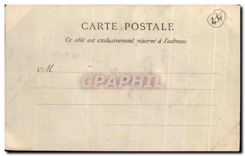 CPA Clisson Ruines du Chateau La Porte du Bastion en la Bretagne restee fldele — Rückseite