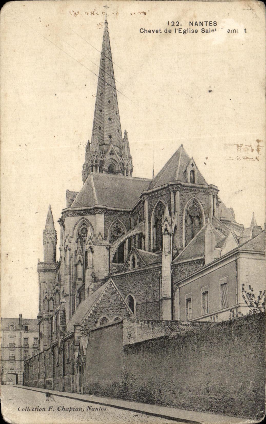 CPA Nantes Chevet de l'Eglise