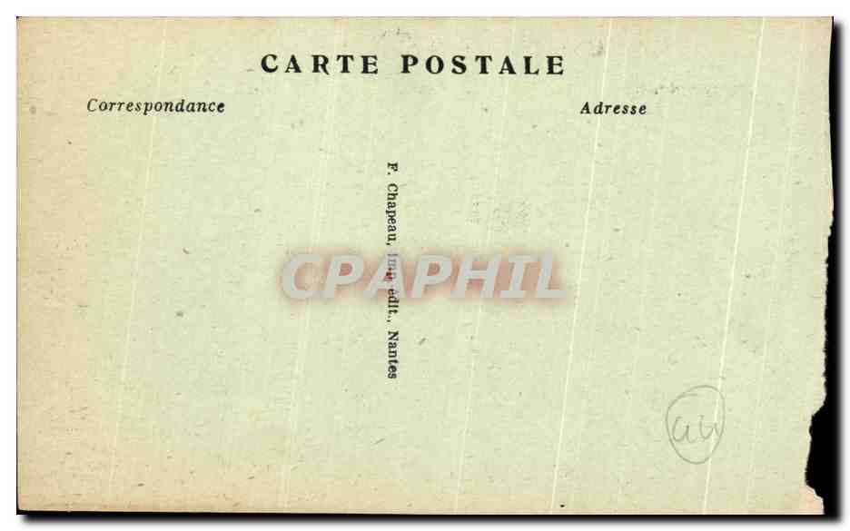 CPA Nantes Les Quals et la Ville pris du Transbordeur — Rückseite