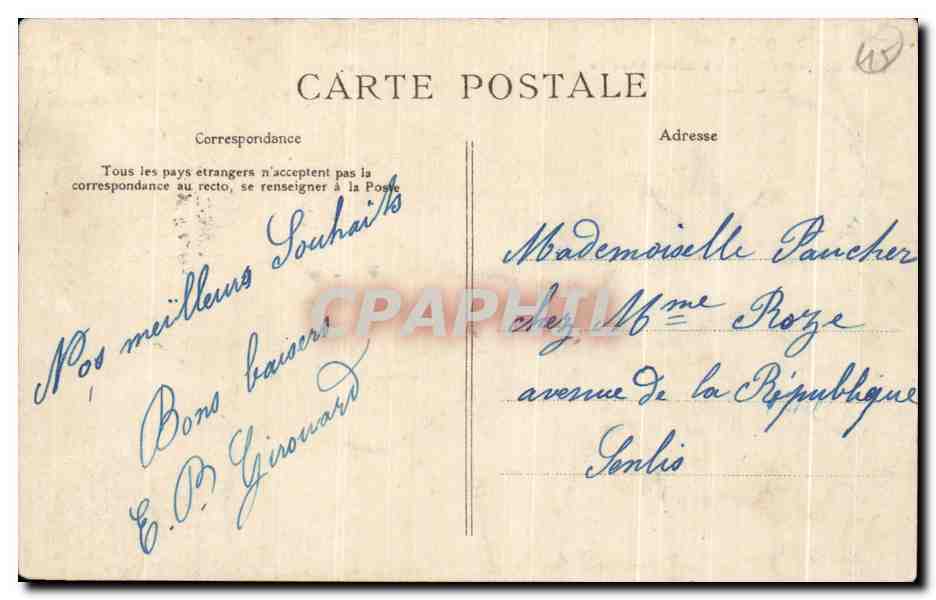 CPA Orleans Les Bords du Loiret a Saint Nicolas — Rückseite