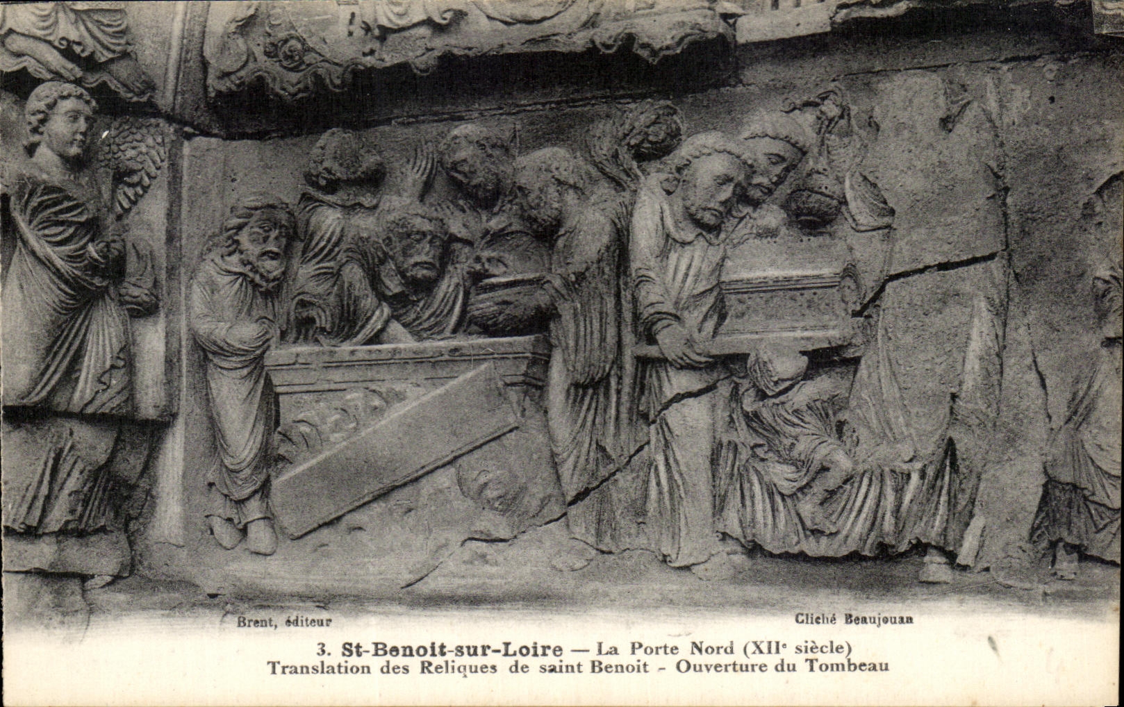 St-Benoît-sur-Loire — La Porte Nord (XIIe siècle) — Brent, éditeur